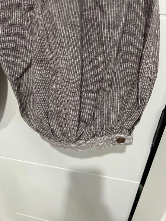 Animale Pinstripe Parachute Pants - Picture 8 of 9